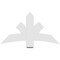 Ekena Millwork Davenport Architectural Grade PVC Gable Bracket, 48"W x 26"H x 2"D x 6"F, 13/12 Pitch GBP048X26X0206DAV00 - alternate 4
